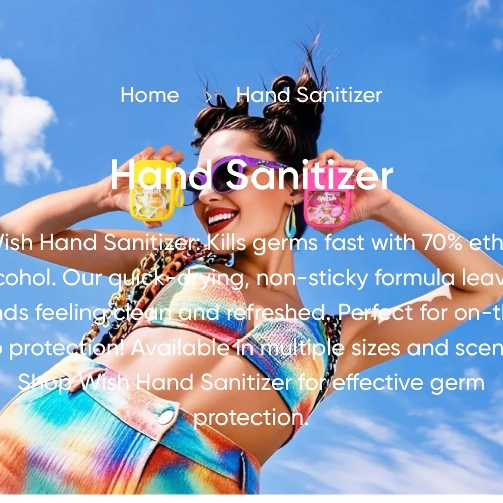 Wish Hand Sanitizer CHOOSE ONE - Picture 3 of 7